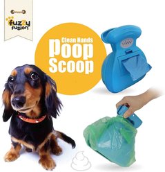 Grand Fusion Clean Hands Dog Poop Scoop, Blue slide 2 of 9