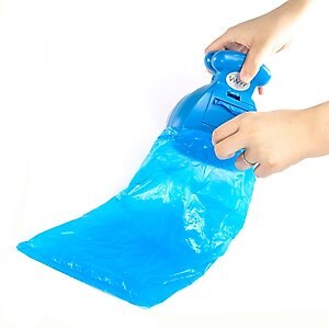 Grand Fusion Clean Hands Dog Poop Scoop, Blue