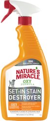Nature's Miracle Dog Oxy Formula Set-In Stain Destroyer & Odor Remover Spray, 24-oz bottle