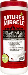 Nature's Miracle Small Animal Cage Scrubbing Wipes, 30 count