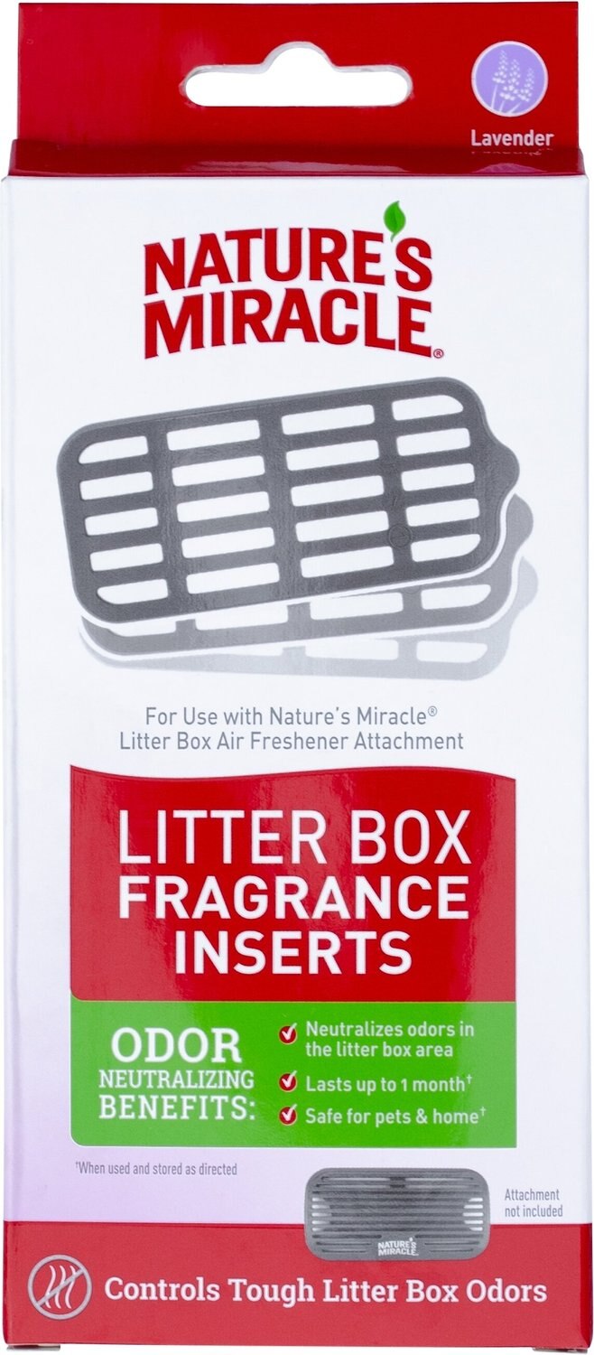 NATURE'S MIRACLE Cat Litter Box Air Freshener Fragrance Inserts