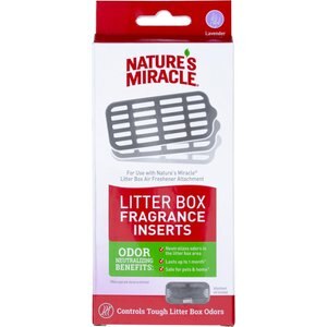 Nature's Miracle Cat Litter Box Air Freshener Fragrance Inserts & Refills, 3 count