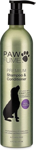 Pawfume Premium Lavender Dog Shampoo & Conditioner, 12-oz bottle slide 1 of 5