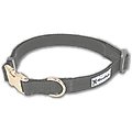 Warren London Fabric Dog Collar, Grey, Medium