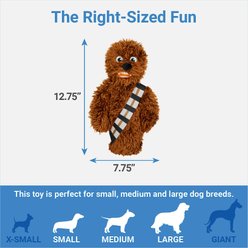STAR WARS CHEWBACCA Bottle Plush Squeaky Dog Toy slide 2 of 3