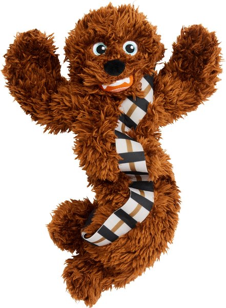 STAR WARS CHEWBACCA Bungee Plush Squeaky Dog Toy slide 1 of 3