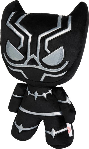 MARVEL 's Black Panther Plush Squeaky Dog Toy 