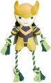 Marvel 's Loki Plush with Rope Squeaky Dog Toy