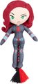 Marvel 's Black Widow Plush with Rope Squeaky Dog Toy