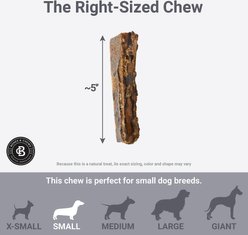 Bones & Chews Made in USA Elk Antler Split with Liver Flavor Dog Chew, 5" slide 2 of 8