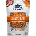 Natural Balance Platefulls Savory Duck & Pumpkin Recipe Wet Dog Food, 9-oz pouch, case of 12