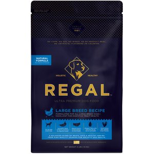 Regal Pet Foods Large Breed Recipe Dry Dog Food, 4-lb bag