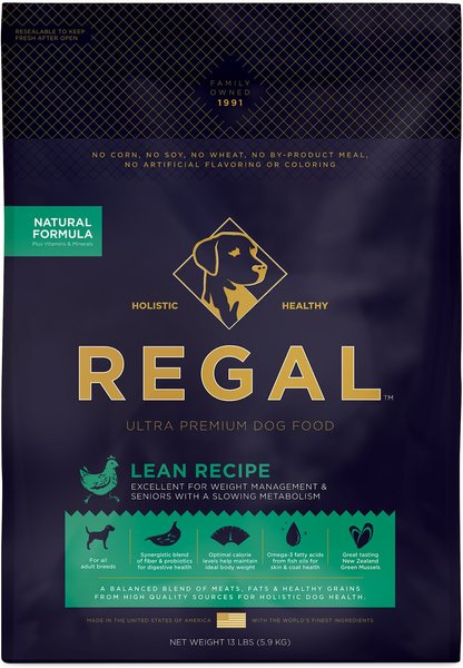Regal Pet Foods Lean Recipe Dry Dog Food, 13-lb bag slide 1 of 4