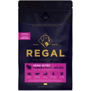 Regal Pet Foods Sensi Bites Turkey Meal Recipe Dry Dog Food, 4-lb bag
