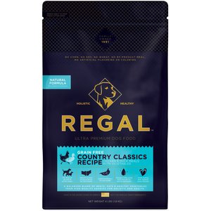 Regal Pet Foods Country Classics Recipe Grain-Free Chicken & Duck Meals Dry Dog Food, 4-lb bag