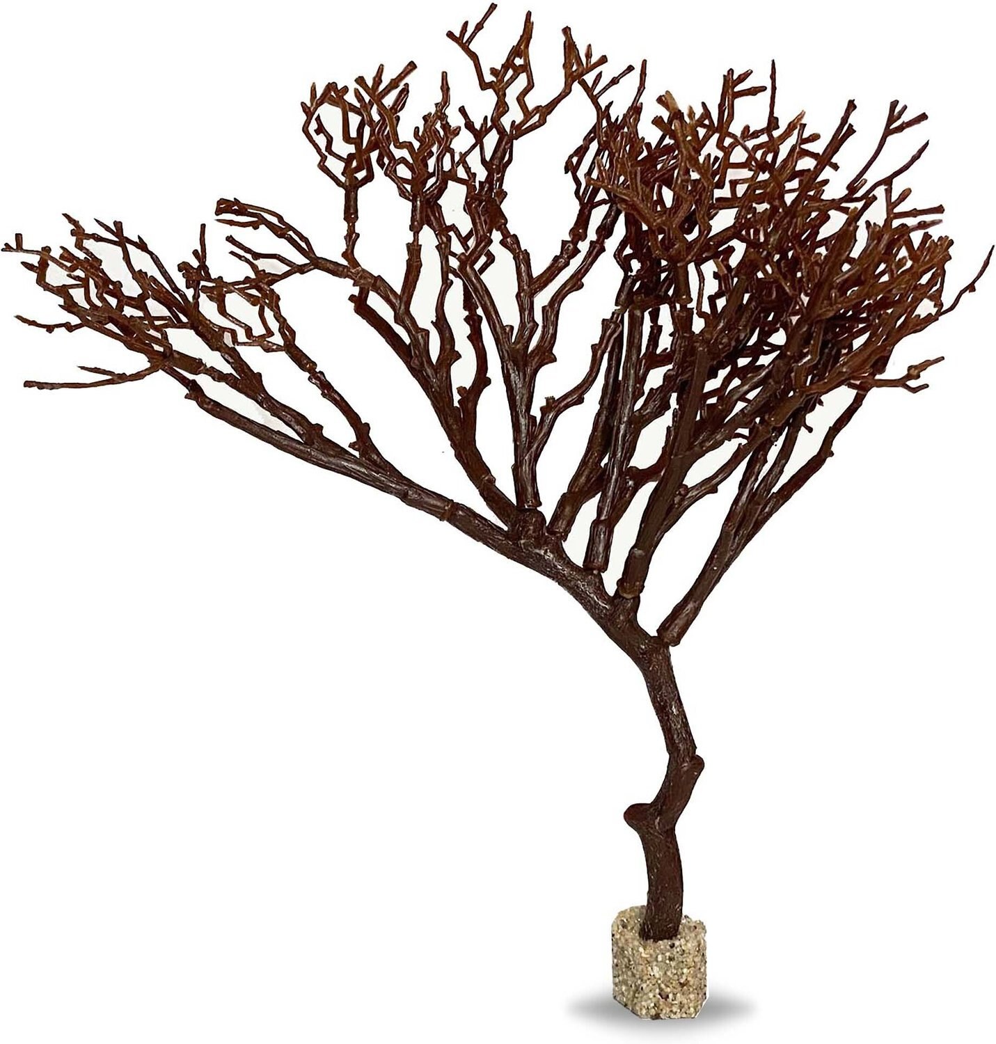 Current USA Weighted Base Black Manzanita Branches Aquarium Plant, 3 count