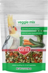Kaytee Veggie Mix Freeze-Dried Bird Treats, 3.5-oz bag