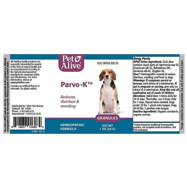 Parvo hot sale k petco