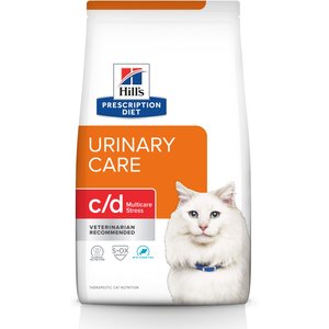 Hill's Prescription Diet c/d Multicare Stress Urinary Care with Ocean Fish Dry Cat Food, 8.5-lb bag