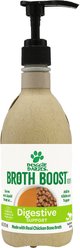 Doggie Dailies Broth Boost Chicken Flavored Liquid Digestion Support Supplement for Dogs, 16-oz bottle
