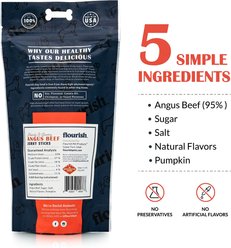 Flourish Human Grade Angus Beef Jerky Sticks Dog Treats, 8-oz bag slide 2 of 2