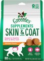 Greenies Chicken Flavored Soft Chew Skin & Coat Supplement for Dogs, 80 count, 26.5-oz bag