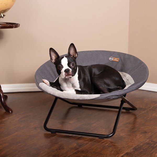 K&H PET PRODUCTS Cozy Cot Elevated Dog Bed, Classy Gray, Medium