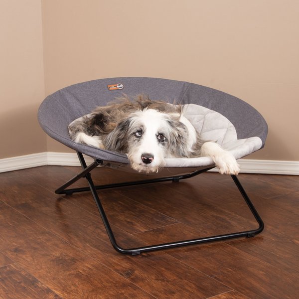 K&H Pet Products Cozy Cot Elevated Dog Bed, Classy Gray, Large slide 1 of 8