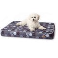 K&H Pet Products Superior Orthopedic Indoor/Outdoor Dog Bed, Gray/Paw, Small