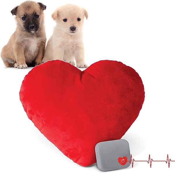 K&H Pet Products Mother's Heartbeat Puppy Heart Pillow, Medium slide 1 of 10
