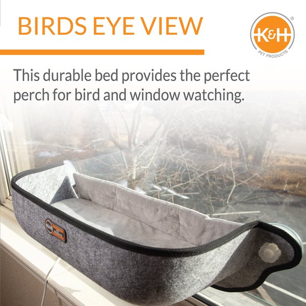 K&H Pet Products EZ Mount Thermo-Kitty Window Cat Bed