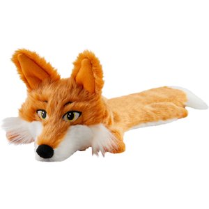 Frisco Fur Really Real Fox Plush Squeaky Dog Toy, Small