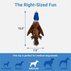 Frisco Fur Really Real Pheasant Plush Squeaky Dog Toy, Large slide 2 of 3