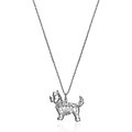 Scamper & Co Sterling Silver Yorkshire Terrier Pendant Necklace