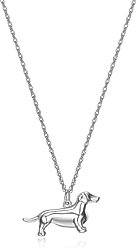 Scamper & Co Sterling Silver Dachshund Pendant Necklace
