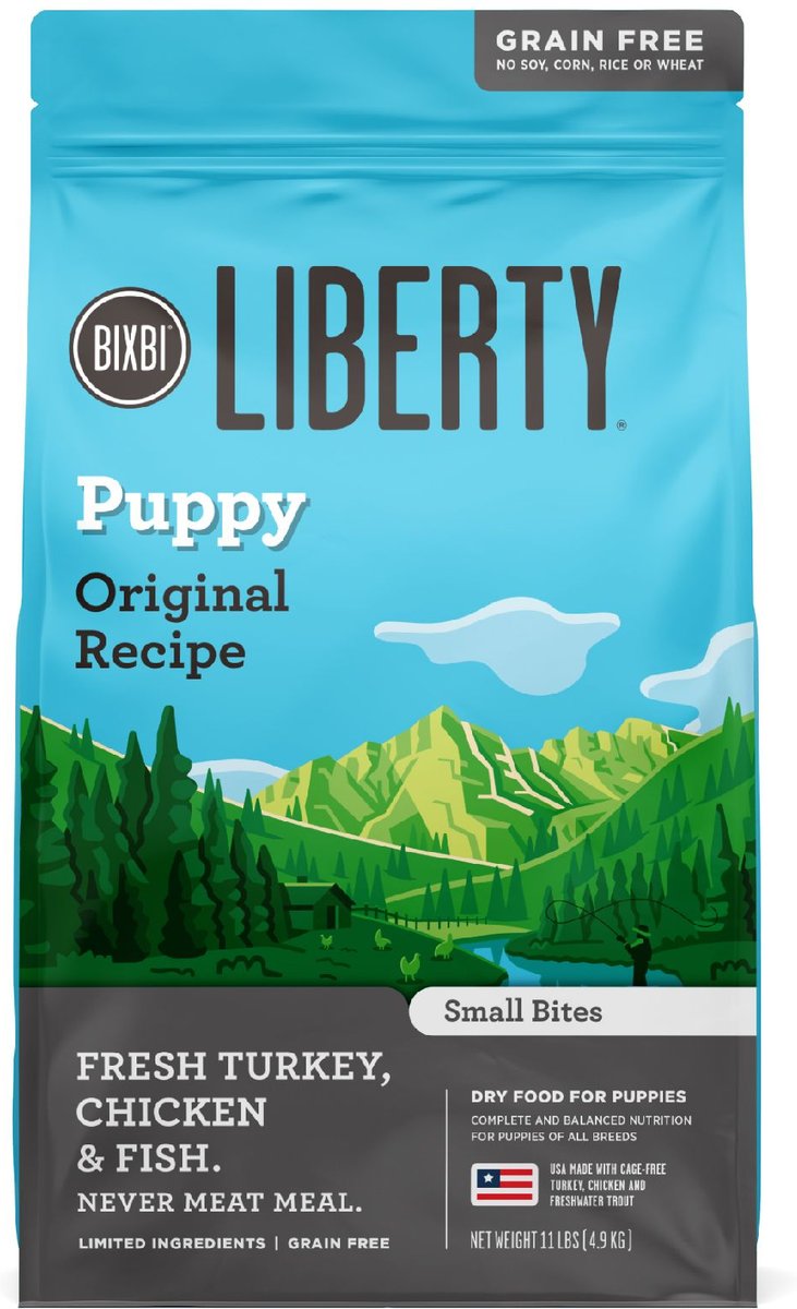 BIXBI Liberty Original Recipe Fresh Turkey, Chicken & Fish Grain-Free Dry Dog Food