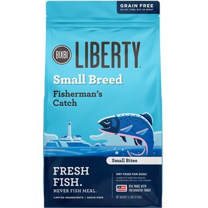 BIXBI Liberty Small Breed Fisherman's Catch Dry Dog Food, 11-lb bag