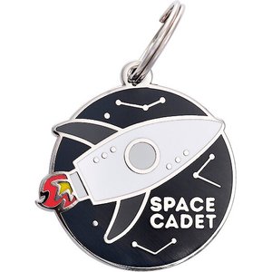 Two Tails Pet Company Personalized Space Cadet Dog & Cat ID Tag