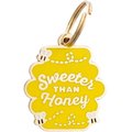Two Tails Pet Company Personalized Sweeter Than Honey Dog & Cat ID Tag