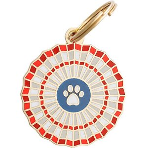 Two Tails Pet Company Personalized Americana Dog & Cat ID Tag