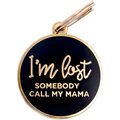 Two Tails Pet Company Personalized I'm Lost Dog & Cat ID Tag, Navy