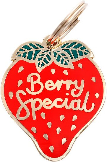 Two Tails Pet Company Personalized Berry Special Dog & Cat ID Tag slide 1 of 5