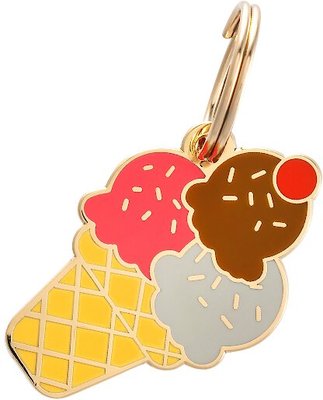 Two Tails Pet Company Personalized Ice Cream Dog & Cat ID Tag, slide 1 of 1