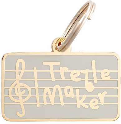 Two Tails Pet Company Personalized Treble Maker Dog & Cat ID Tag, slide 1 of 1