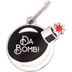 Two Tails Pet Company Personalized Da Bomb! Dog & Cat ID Tag