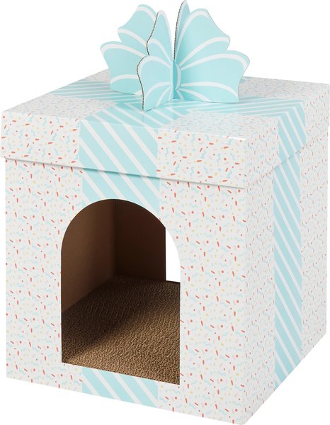 Frisco Birthday Gift Box Cardboard Cat House slide 1 of 5