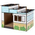 Frisco Modern House Cardboard Cat House