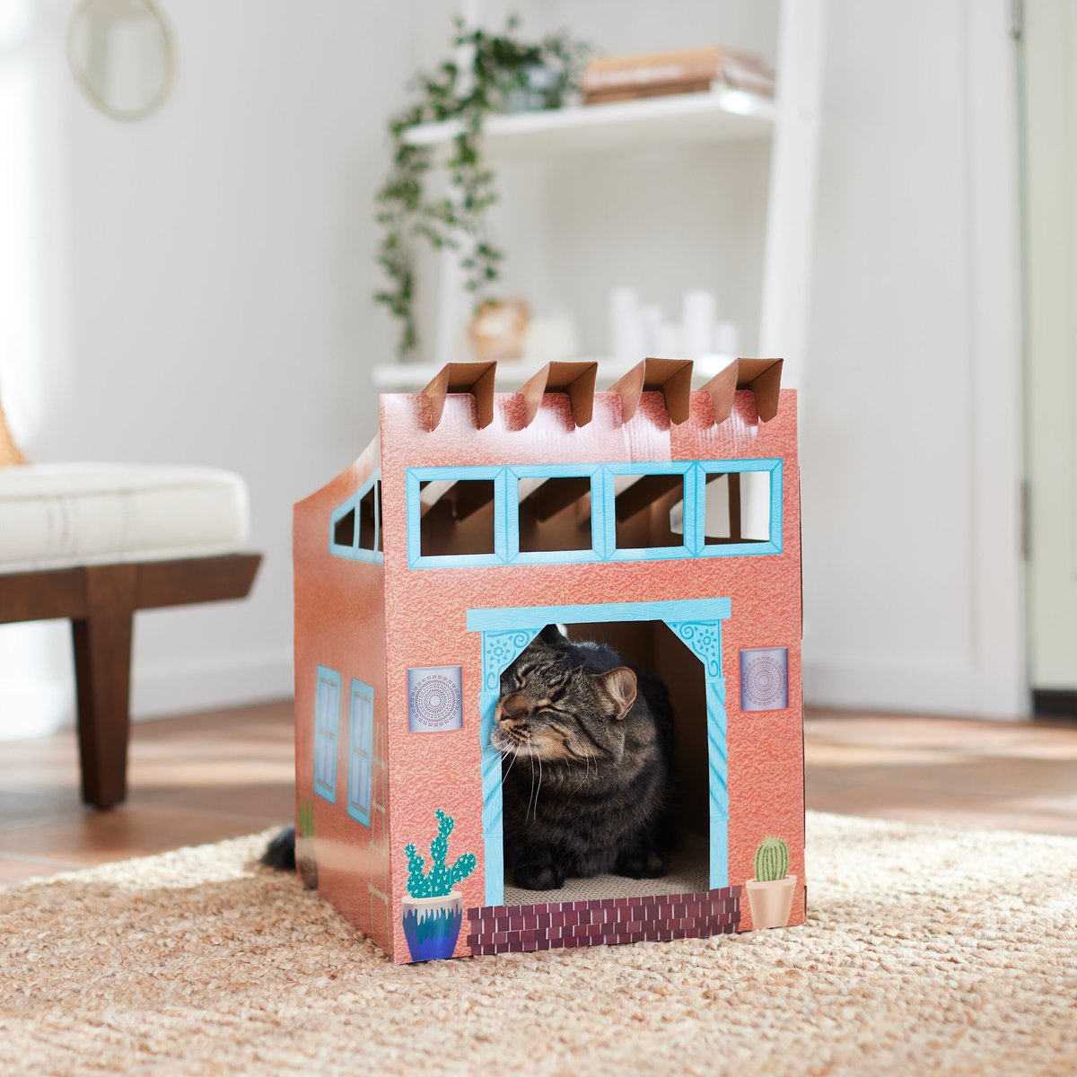 FRISCO Southwestern House Cardboard Cat House