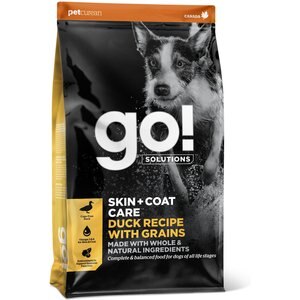 Go! Solutions Skin + Coat Care Duck Recipe Dry Dog Food, 25-lb bag