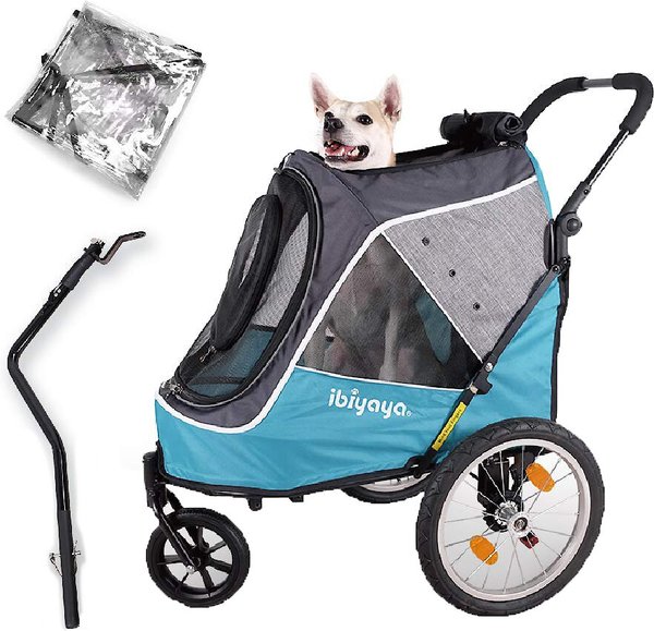 Hercules Heavy-Duty Dog Stroller & Bike Trailer for Extra-Large Dog Ibiyaya